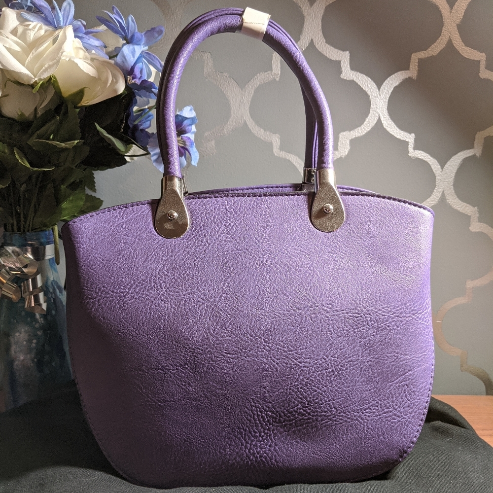 K carroll purple crossbody bag